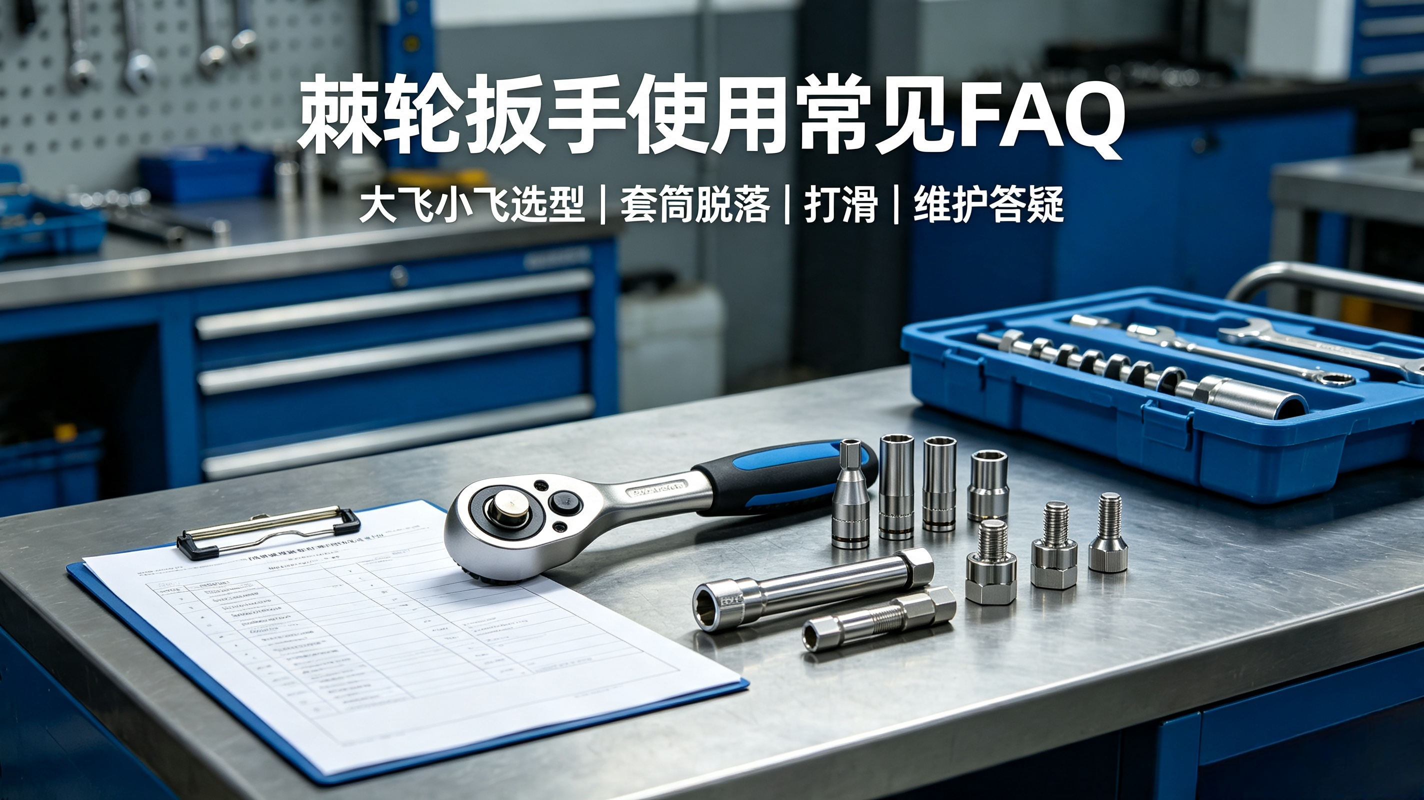 常问 FAQ_棘轮套筒扳手使用｜1/2 大飞选型 套筒脱落 打滑 维护答疑