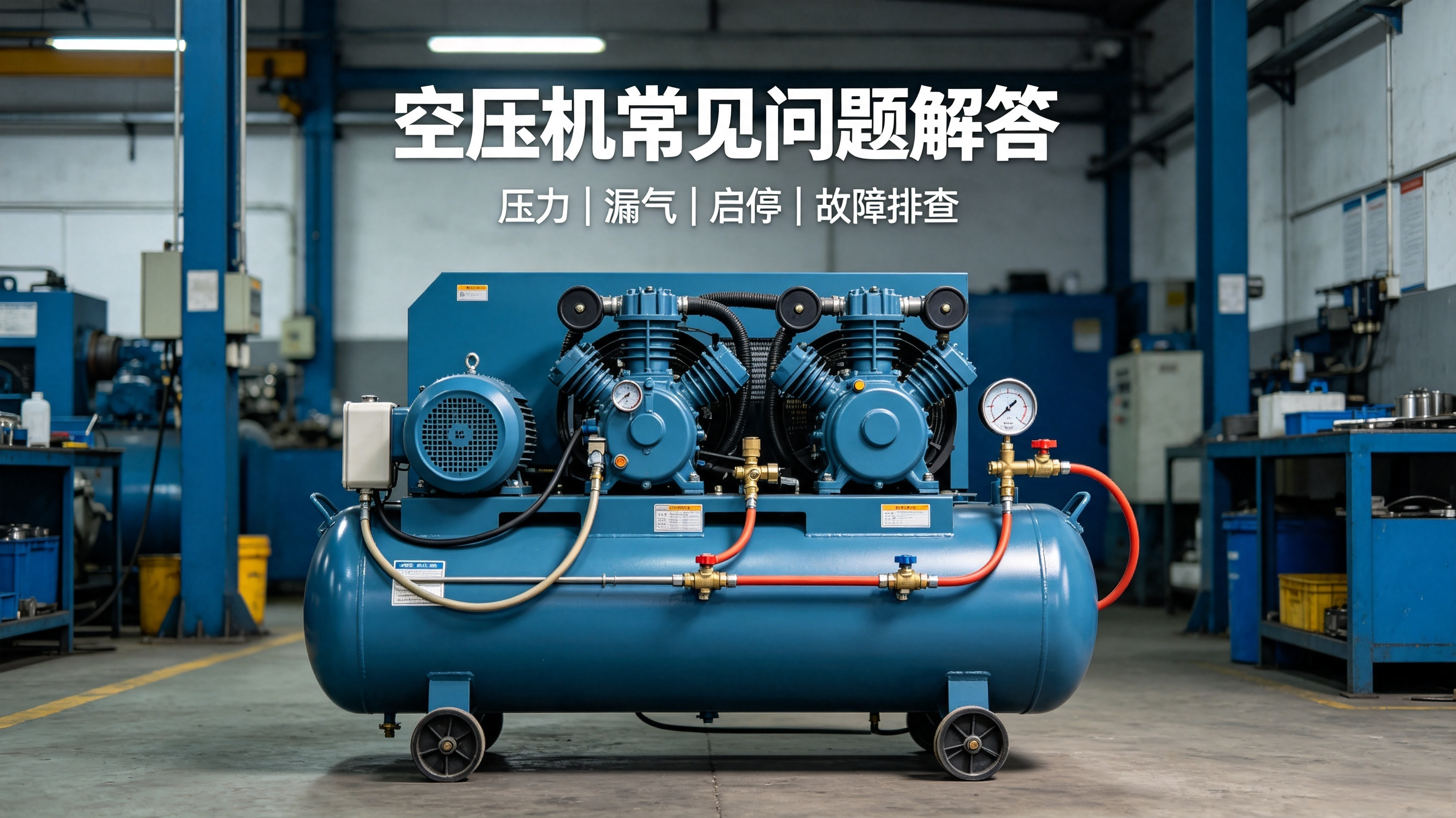 常问FAQ_奥突斯 8L/30L/50L 空压机压力 漏气 配套工具答疑