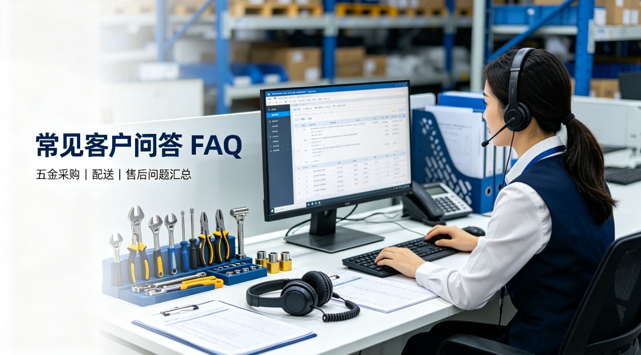 常见客户问答 FAQ｜五金采购、配送、售后问题汇总
